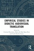 Empirical Studies in Didactic Audiovisual Translation (eBook, PDF)