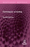 Techniques of Acting (eBook, ePUB)
