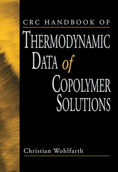 CRC Handbook of Thermodynamic Data of Copolymer Solutions (eBook, ePUB) - Wohlfarth, Christian