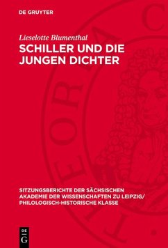 Cover Schiller und die Jungen Dichter (eBook, PDF)