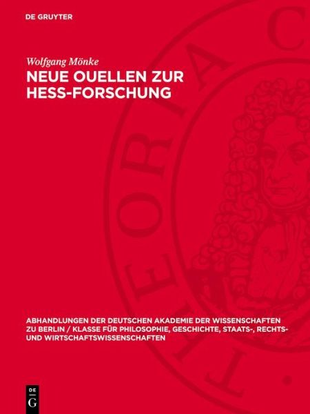 Neue Ouellen zur Hess-Forschung (eBook, PDF)