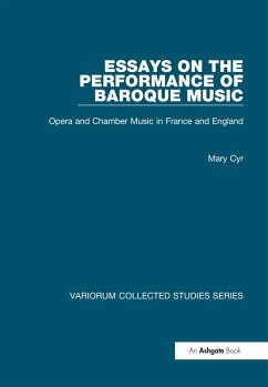 Cover Essays on the Performance of Baroque Music (eBook, ePUB)