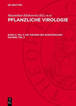 Cover Die Virosen des europäischen Raumes, Teil 2 (eBook, PDF)