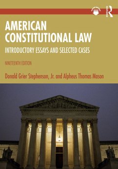 American Constitutional Law (eBook, ePUB) - Stephenson Jr., Donald Grier; Mason, Alpheus Thomas