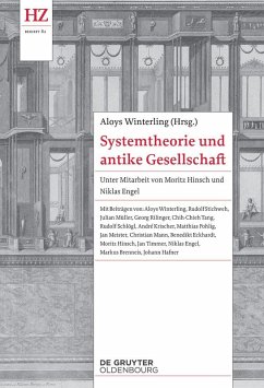 Cover Systemtheorie und antike Gesellschaft (eBook, ePUB)