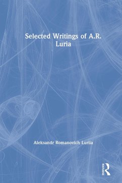 Cover Selected Writings of A.R. Luria (eBook, PDF)