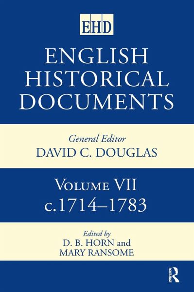 English Historical Documents (eBook, PDF)