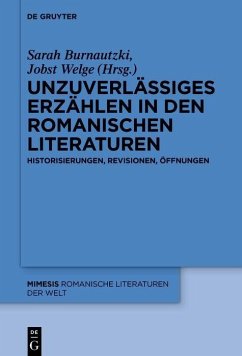 Cover Unzuverlässiges Erzählen in den romanischen Literaturen (eBook, PDF)