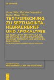 Textforschung zu Septuaginta, Hebräerbrief und Apokalypse (eBook, ePUB)