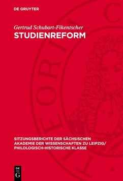 Cover Studienreform (eBook, PDF)