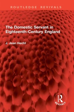 Cover The Domestic Servant in Eighteenth-Century England (eBook, PDF)