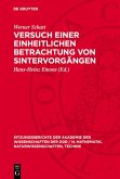 Versuch einer einheitlichen Betrachtung von Sintervorgängen (eBook, PDF)