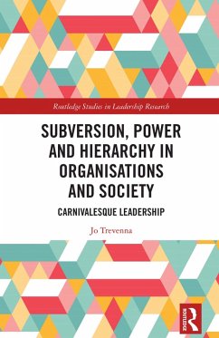 Cover Subversion, Power and Hierarchy in Organisations and Society (eBook, ePUB)