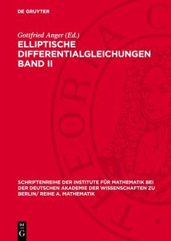 Cover Elliptische Differentialgleichungen Band II (eBook, PDF)