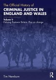 The Official History of Criminal Justice in England and Wales (eBook, PDF)