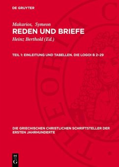 Einleitung und Tabellen. Die Logoi B 2-29 (eBook, PDF) Cover Einleitung und Tabellen. Die Logoi B 2-29 (eBook, PDF)