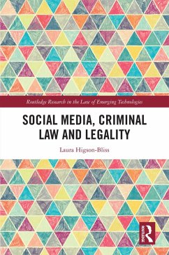 Cover Social Media, Criminal Law and Legality (eBook, ePUB)