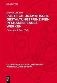 Cover Poetisch-dramatische Gestaltungsprinzipien in Shakespeares Werken (eBook, PDF)