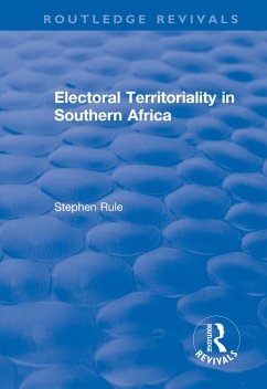 Cover Electoral Territoriality in Southern Africa (eBook, PDF)