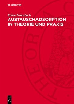 Cover Austauschadsorption in Theorie und Praxis (eBook, PDF)