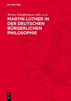 Cover Martin Luther in der deutschen bürgerlichen Philosophie (eBook, PDF)