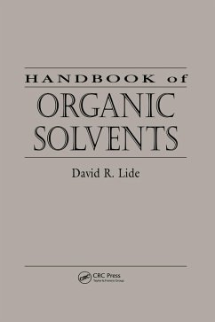 Cover Handbook of Organic Solvents (eBook, PDF)