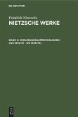 Vorlesungsaufzeichnungen (WS 1874/75 - WS 1878/79) (eBook, PDF) Vorlesungsaufzeichnungen (WS 1874/75 - WS 1878/79) (eBook, PDF)