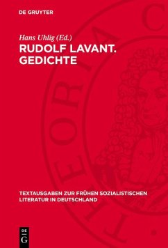 Cover Rudolf Lavant. Gedichte (eBook, PDF)