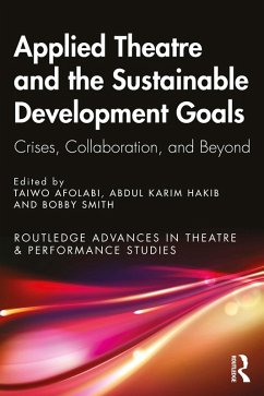 Cover Applied Theatre and the Sustainable Development Goals (eBook, ePUB)