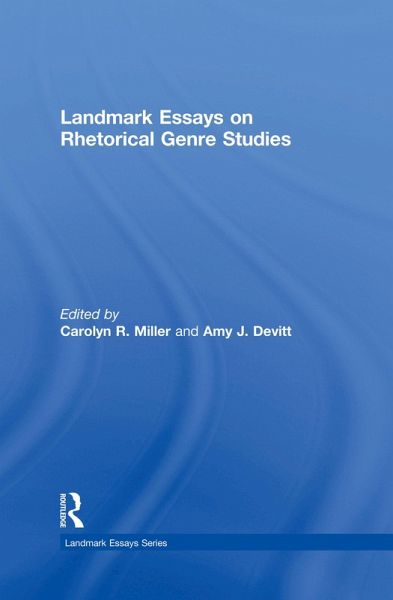 Landmark Essays on Rhetorical Genre Studies (eBook, ePUB)