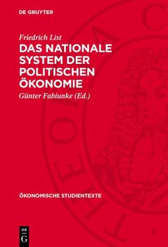 Cover Das nationale System der politischen Ökonomie (eBook, PDF)