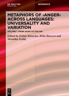 Metaphors of ANGER across Languages: Universality and Variation (eBook, ePUB)