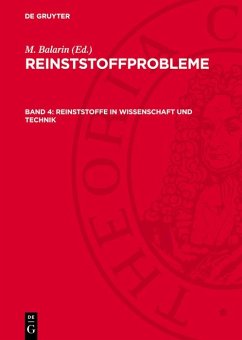 Cover Reinststoffe in Wissenschaft und Technik (eBook, PDF)