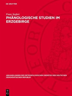 Cover Phänologische Studien im Erzgebirge (eBook, PDF)
