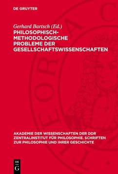 Cover Philosophisch-methodologische Probleme der Gesellschaftswissenschaften (eBook, PDF)