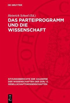 Das Parteiprogramm und die Wissenschaft (eBook, PDF)