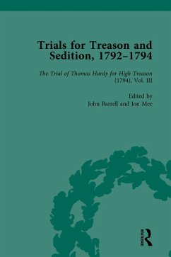 Cover Trials for Treason and Sedition, 1792-1794, Part I Vol 4 (eBook, PDF)
