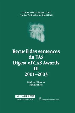 Cover Digest of CAS Awards III 2001-2003 (eBook, PDF)