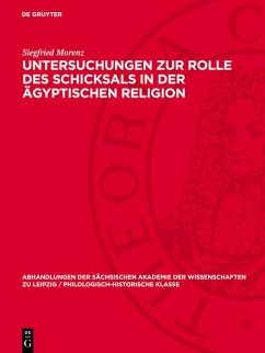 Cover Untersuchungen zur Rolle des Schicksals in der ägyptischen Religion (eBook, PDF)