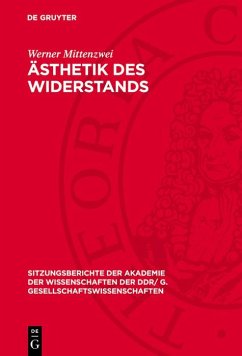 Ästhetik des Widerstands (eBook, PDF) - Mittenzwei, Werner