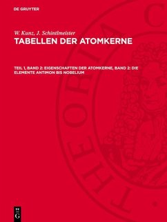 Eigenschaften der Atomkerne, Band 2: Die Elemente Antimon bis Nobelium (eBook, PDF) Cover Eigenschaften der Atomkerne, Band 2: Die Elemente Antimon bis Nobelium (eBook, PDF)