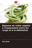Réponse du niébé végétal à l'espacement entre les rangs et à la défoliation Réponse du niébé végétal à l'espacement entre les rangs et à la défoliation