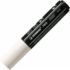Acrylmarker - STABILO FREE Acrylic T800C - Strichbreite 4-10 mm - weiß