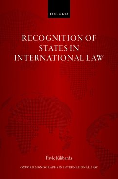 Recognition of States in International Law (eBook, PDF) - Kilibarda, Pavle