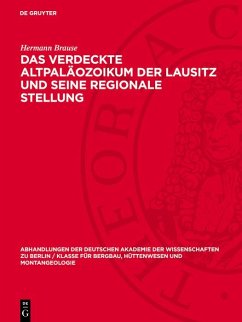Cover Das verdeckte Altpaläozoikum der Lausitz und seine regionale Stellung (eBook, PDF)