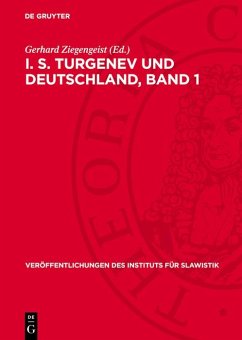 Cover I. S. Turgenev und Deutschland, Band 1 (eBook, PDF)
