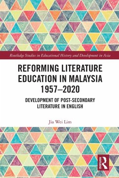 Cover Reforming Literature Education in Malaysia 1957 - 2020 (eBook, ePUB)