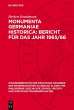 Monumenta Germaniae Historica: Bericht... - Bild 1