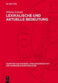Lexikalische und aktuelle Bedeutung (eBook, PDF) Lexikalische und aktuelle Bedeutung (eBook, PDF)