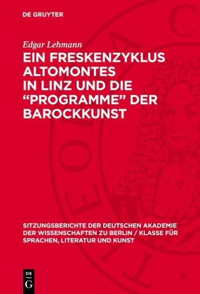 Ein Freskenzyklus Altomontes in Linz und die  Ein Freskenzyklus Altomontes in Linz und die